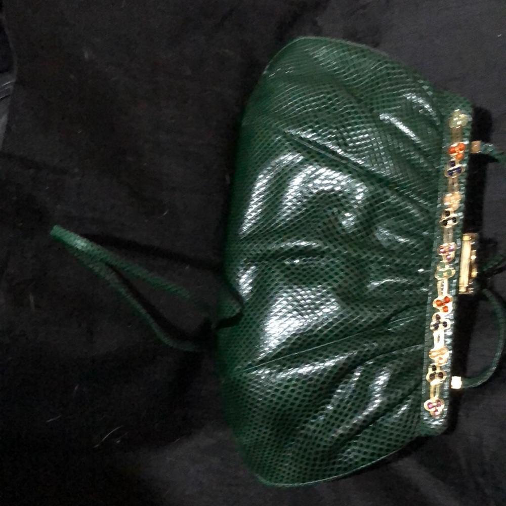 Vintage snakeskin klutch